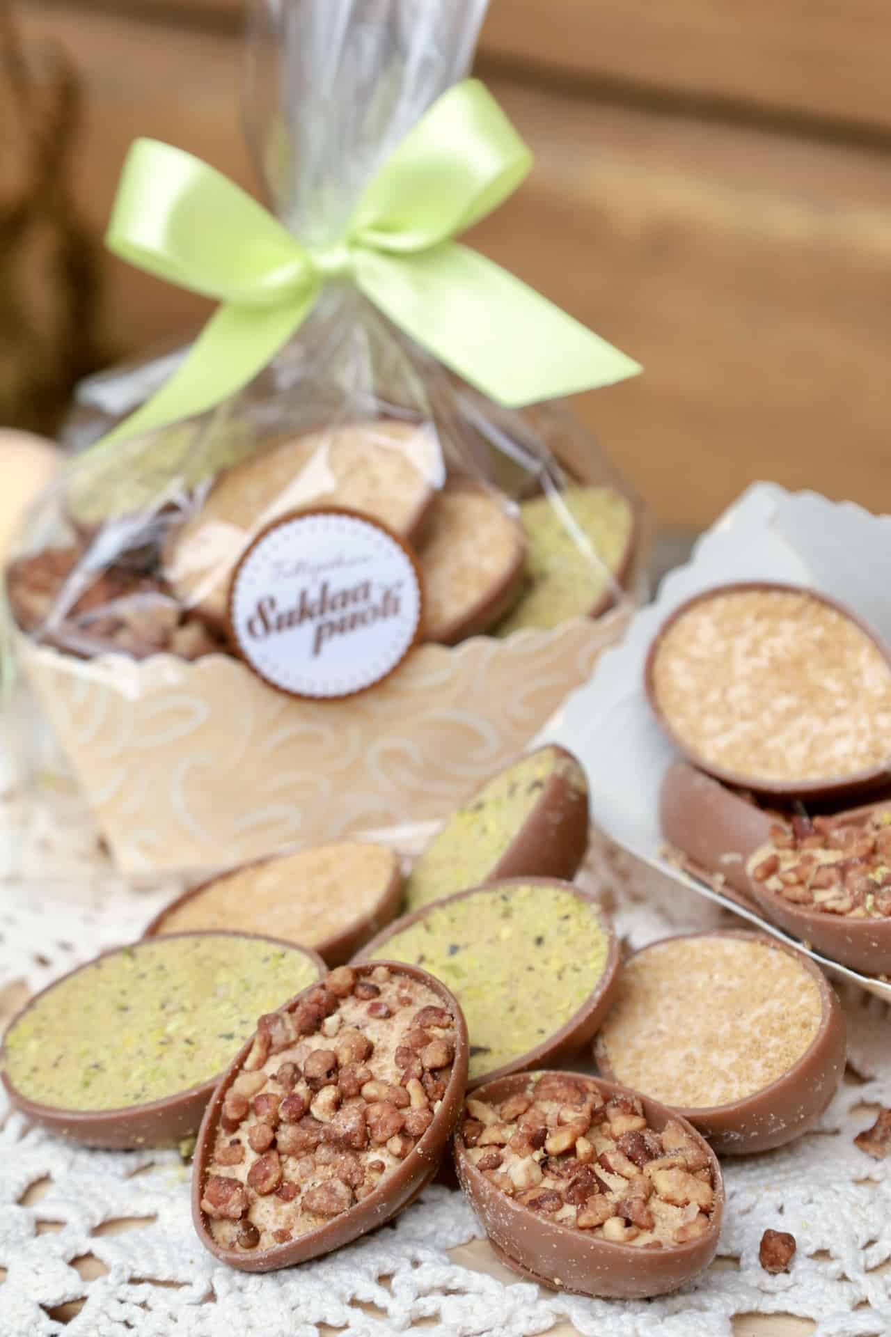 Herkulliset täytteelliset suklaamunan puolikkaat