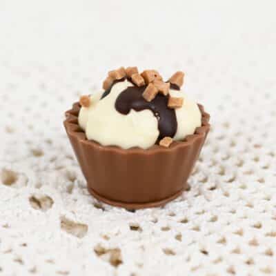 Vanilja-nougat kuppikakku