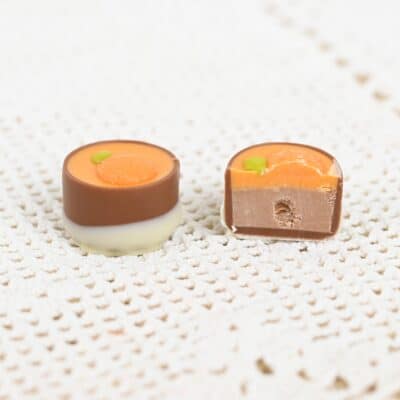 Appelsiini maitosuklaa konvehti