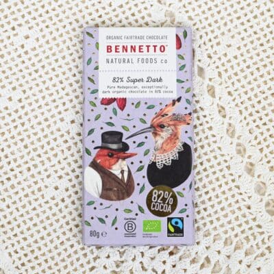 Bennetto Super dark - tummasuklaalevy 82%
