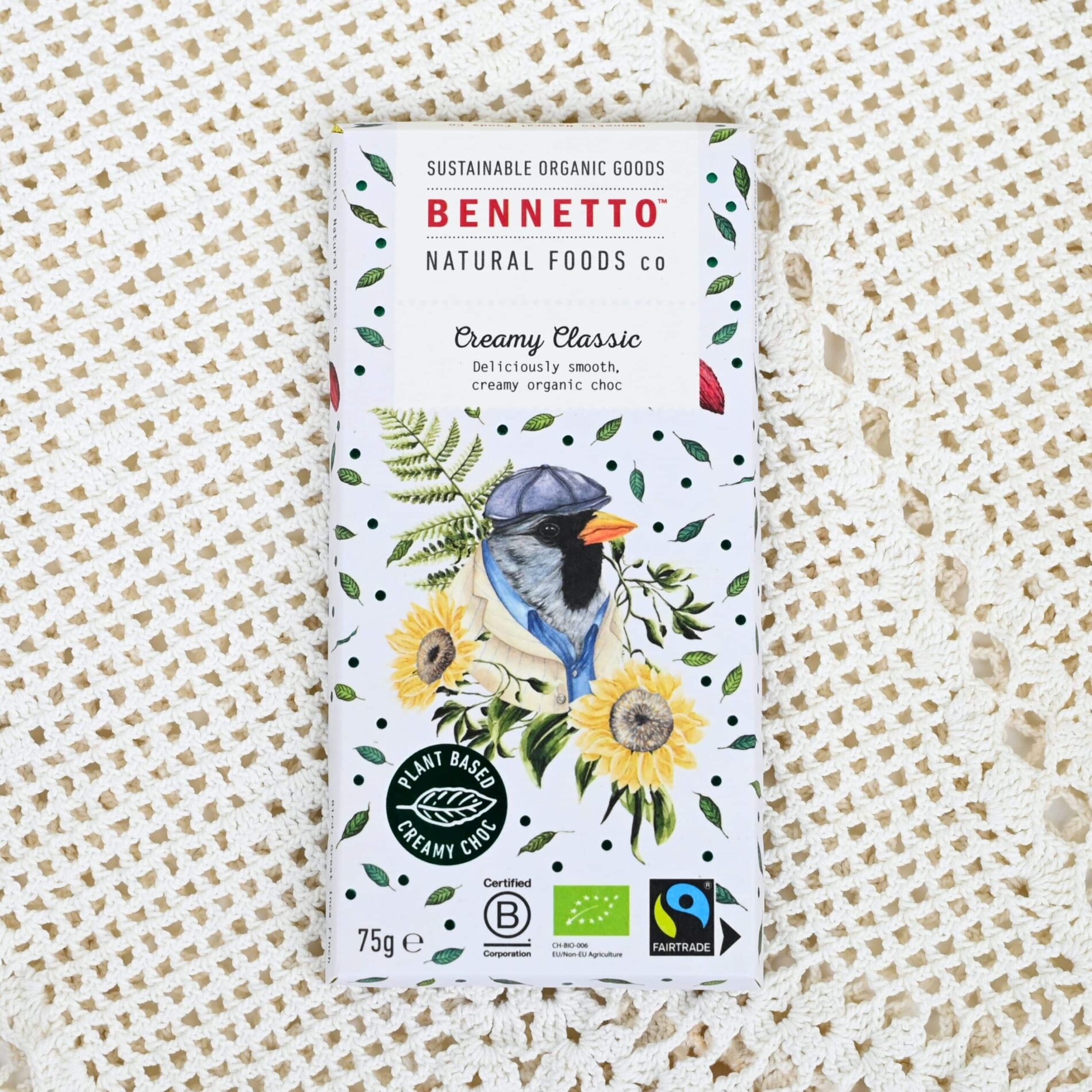 Bennetto Vegaaninen vaaleasuklaalevy