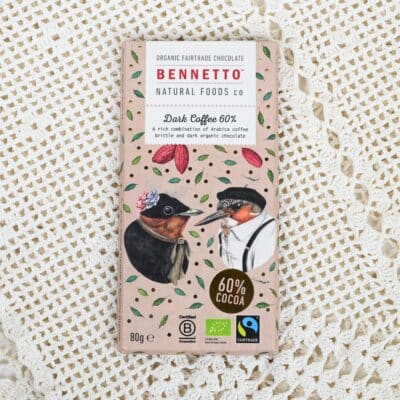 Bennetto Kahvi tummasuklaalevy 60%