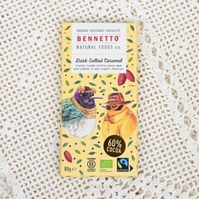 Bennetto Suola-Caramel tummasuklaalevy 60%
