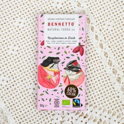 Bennetto Vadelma tummasuklaalevy 60%